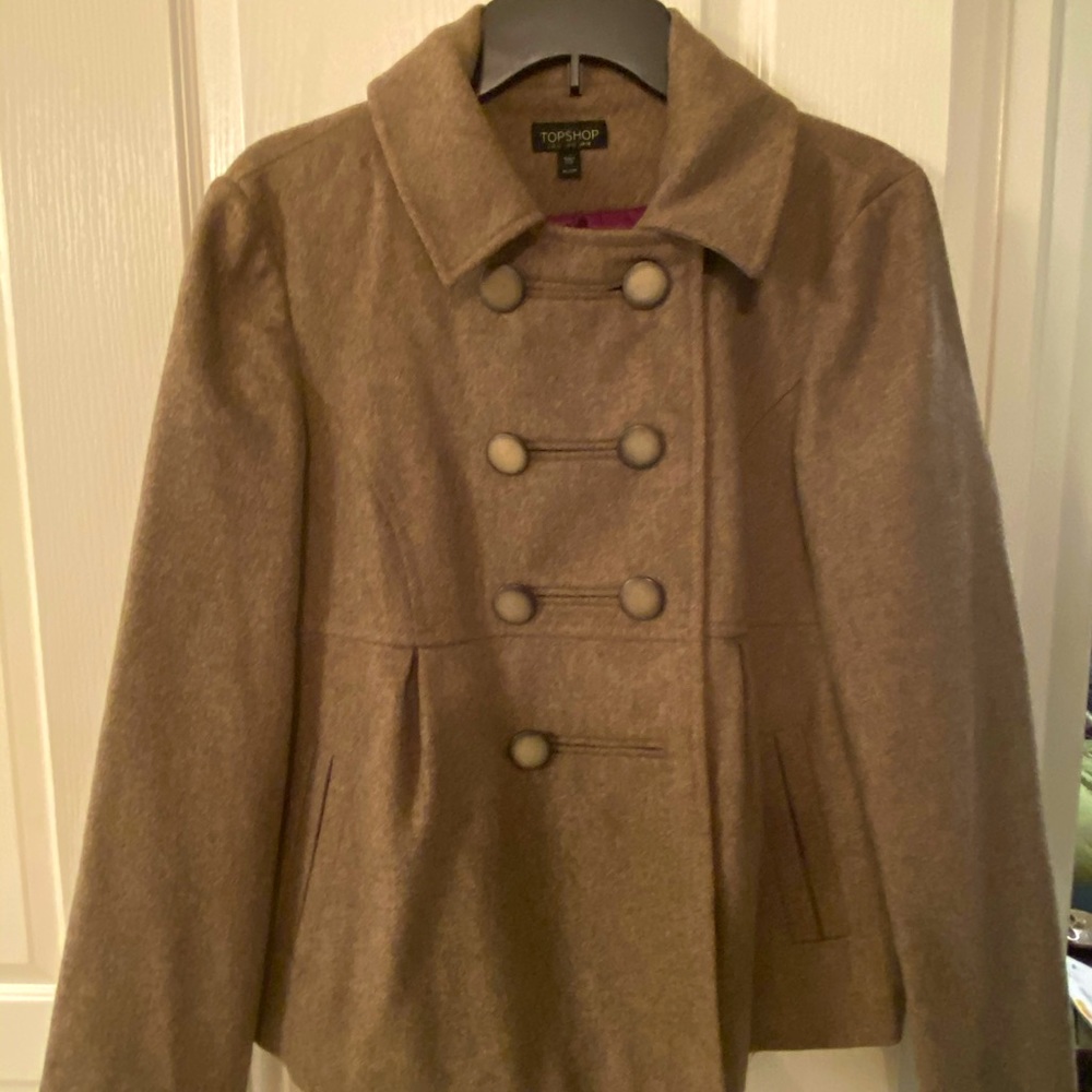 TOPSHOP double breasted coat